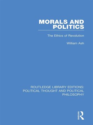cover image of Morals and Politics